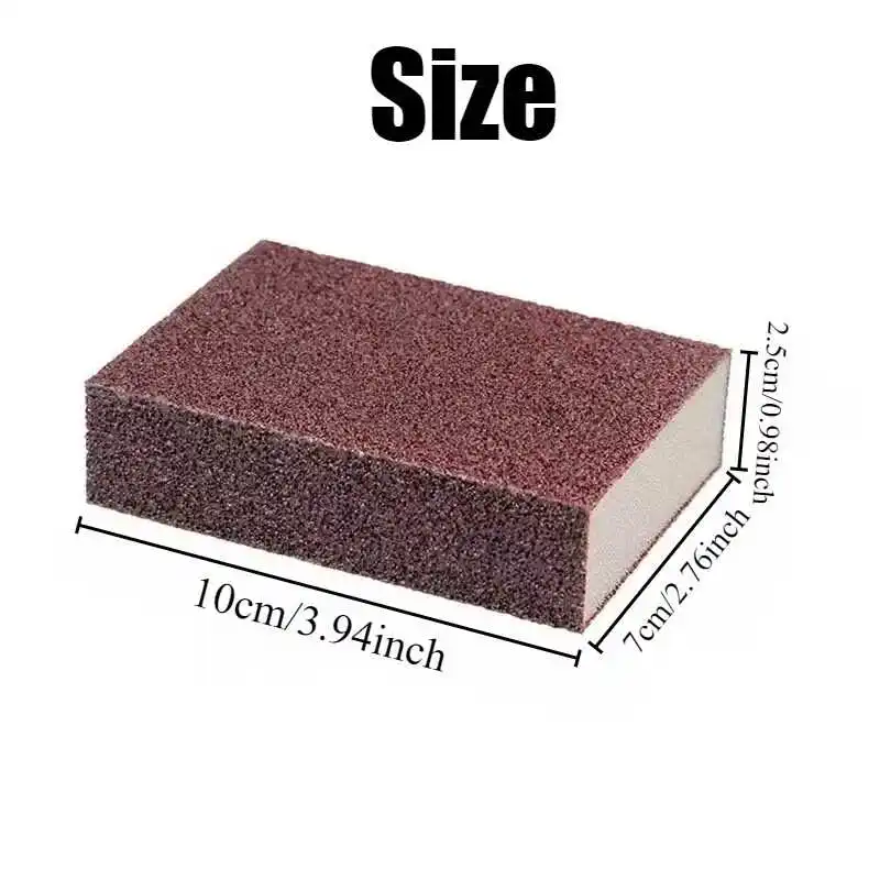 3/6/12PCS Magic Sponge Eraser Carborundum Kitchen Cleaning Sponge Cleaning Descaling Cooktop Pot Kitchen Removing Rust Tools