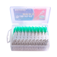 150Pcs/set Silicone Interdental Brushes Super Soft Dental Cleaning Brush Teeth Care Dental floss Toothpicks Oral Tools