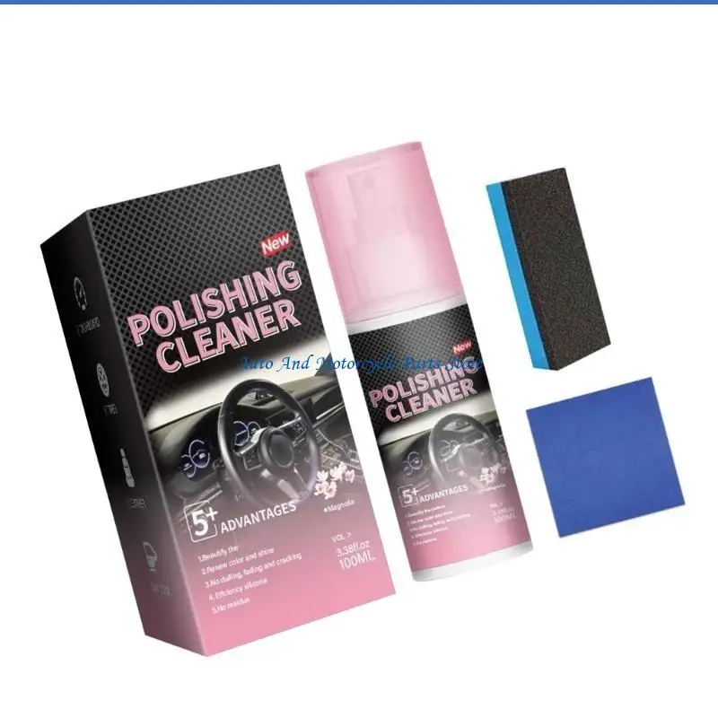 P9FD Dashboard Polishing Cleaner Car Interior Detailing Cleaner Multipurpose Cleaner