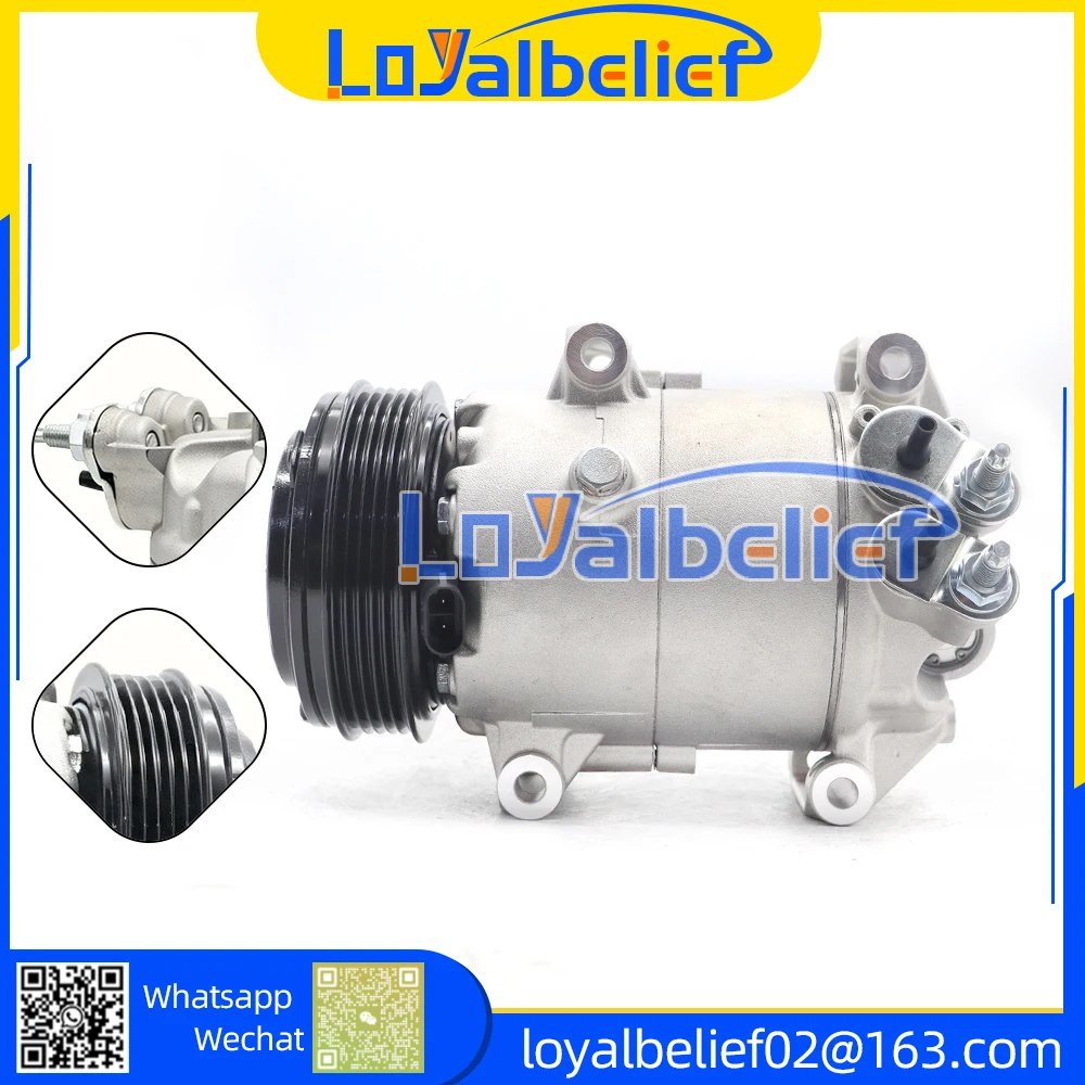 6CVC AC Compressor for Ssangyong Tivoli Turbo Diesel CAT 1.6 780210 780230 155200217 167270149 1731313011