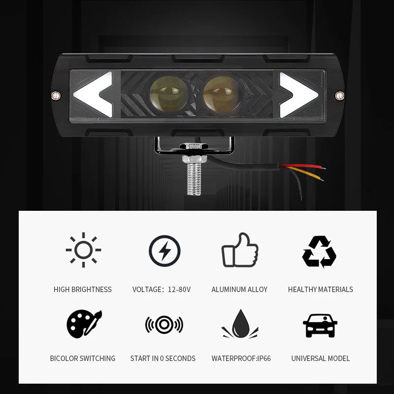 25W LED Auxiliary Light for Car Truck Jeep SUV ATV | Off-Road Spot Light | 3000K 6000K | Projector Lens & Accessories