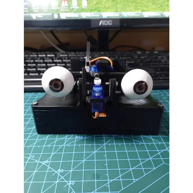 Simulation eye, following, robot