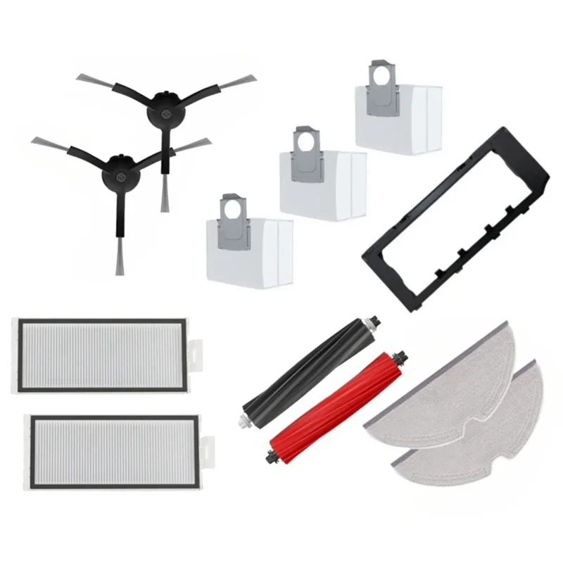 Roborock Q8 Max、Q8 Max+、Q5 Pro、Q5 Pro+交換用スペアパーツ、メインサイドブラシ、Hepaフィルター、モップ、ダストバッグ、アクセサリー