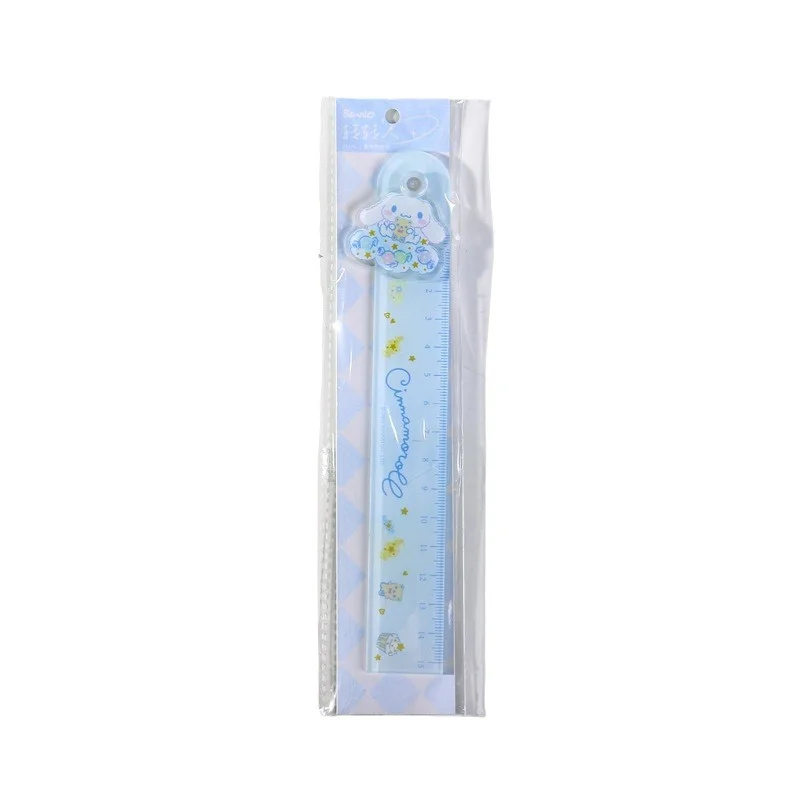 15 pc /lot Sanrio Melody Cinnamoroll righello che misura righelli che disegnano strumenti promozionali cancelleria regalo forniture scolastiche