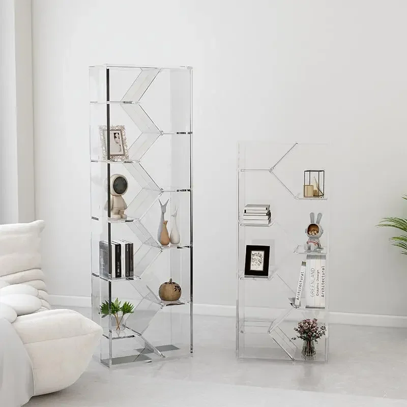 Rack storage suitable for  ornament cabinet acrylic figure storage box display rack baffle