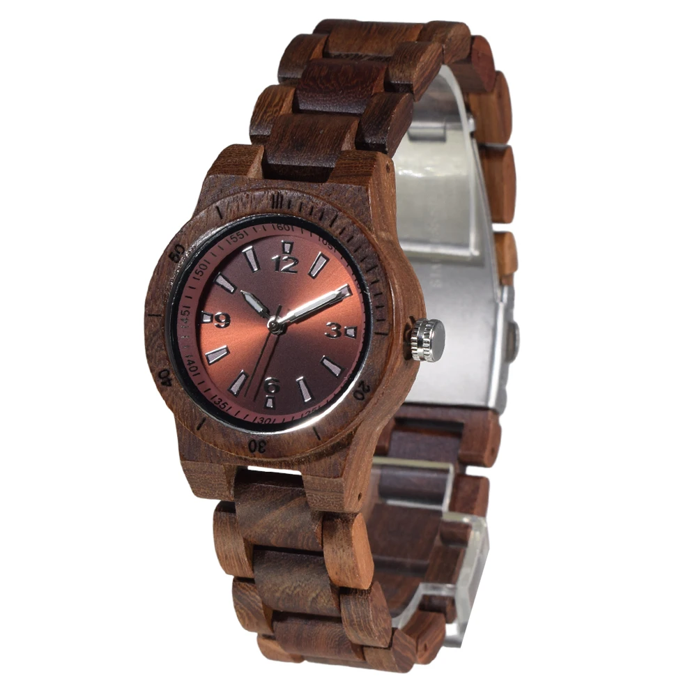 Woman Wood Watch, Wooden Watch, Gifts, Analog Watch,  100% Natural Wood with Japanese Quartz Movement
