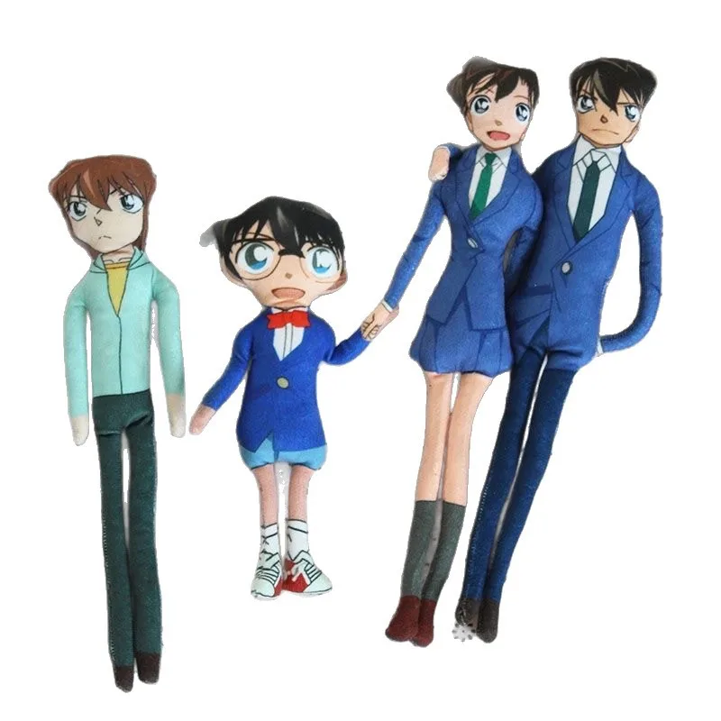 

22-28cm Hot Anime Detective and Conans Series Plush Toy Cartoon Character Creativity Stuffed Toy Boys and Girls Gift