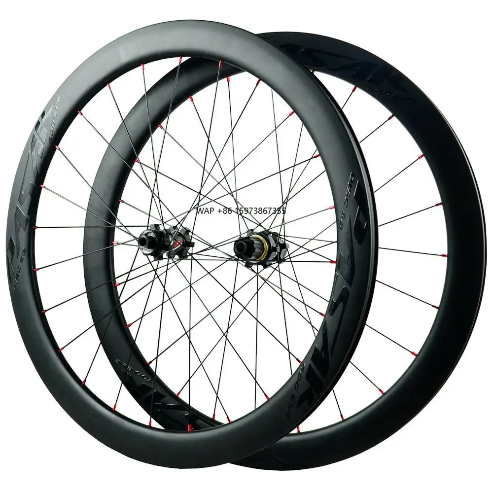 

Carbon Wheels Disc Brake 700c Road Bike Wheelset Center Lock QR Thru Axle 15 12mm Clincher Carbon Tubeless HG MS XDR 12speed