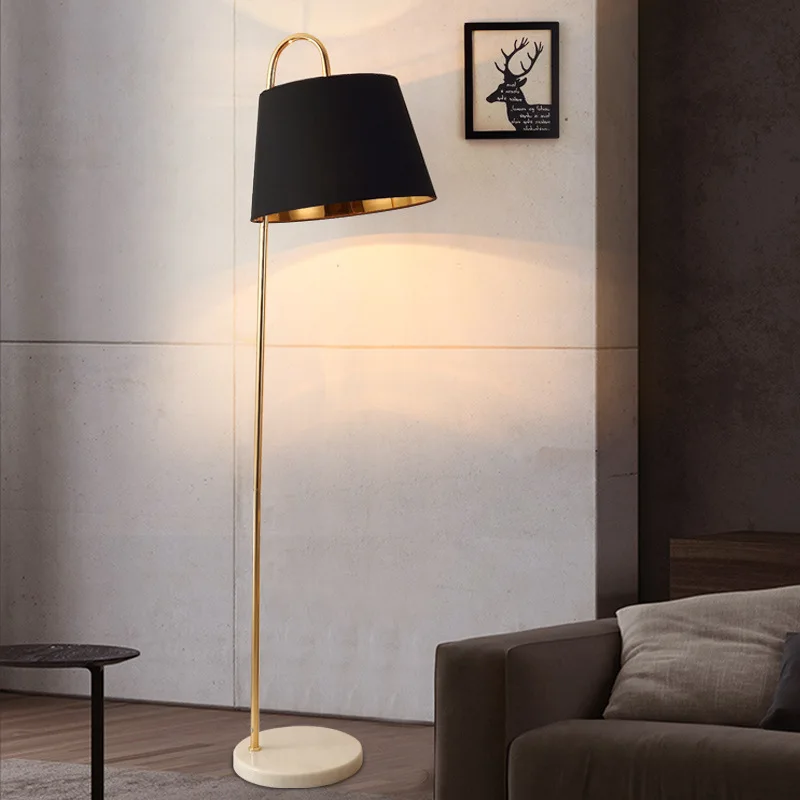 Imagem -02 - Nordic Floor Standing Lamp For Living Room Postmodern Criativos Postmodern Quarto Cabeceira Hotel Estilo Americano Pesca