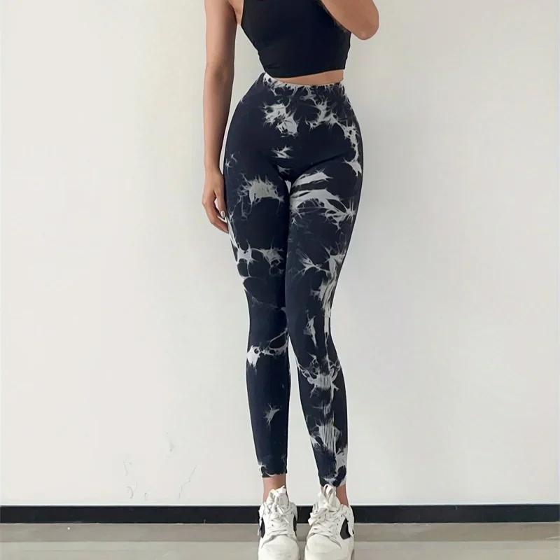 

Seamless Tie-dye Peach Buttock Lifting Running Sports Fitness Yoga Pants