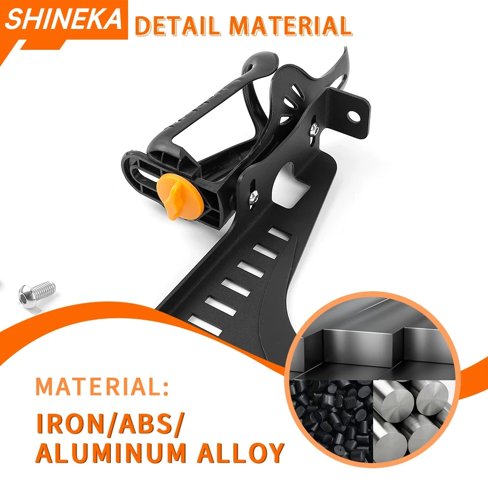 SHINEKA Car Front Door Side Water Cup Bracket Drinks Holders Phone Holder For Jeep Wrangler JK 2007-2017 Interior Accessories