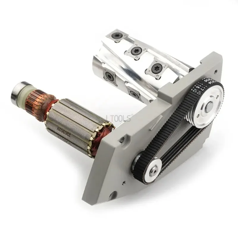Electric Planing Helical Knife Shaft Electric Press Planer Spiral Knife Shaft Cutter Flat Planing Woodworking Spiral Planer Tool