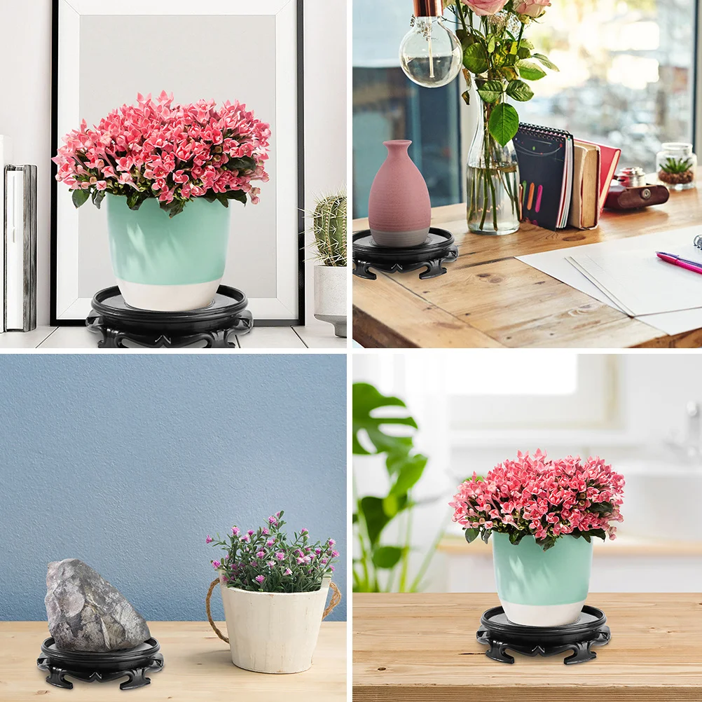 

Resin Bonsai Base Tray Heavy Duty Flowerpot Stand For Indoor Balcony Garden Plant Shelf Floor Flower Stand Decorative Flowerpot