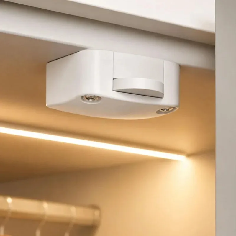 Wardrobe Automatic Reset Switch Cabinet Light Control Switch Closet Pantry Press Touch Door Control Switch Cupboard Light Tools