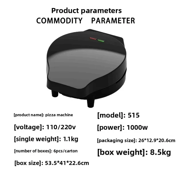 110V-220V Omelette Maker Non Stick Double Mini Pancakes Maker Burger Breakfast Machine Small Electric Grill Ideal for Breakfast 6