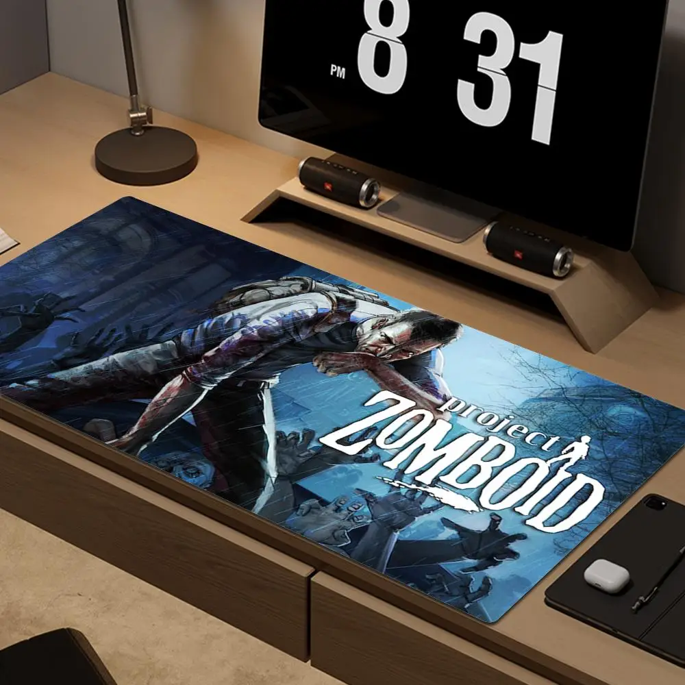 Project Zomboid Large Gaming Mouse Pad Computer Mousepad PC Gamer Mouse Mat Laptop Mausepad Mouse Carpet Keyboard Mat Desk Pad