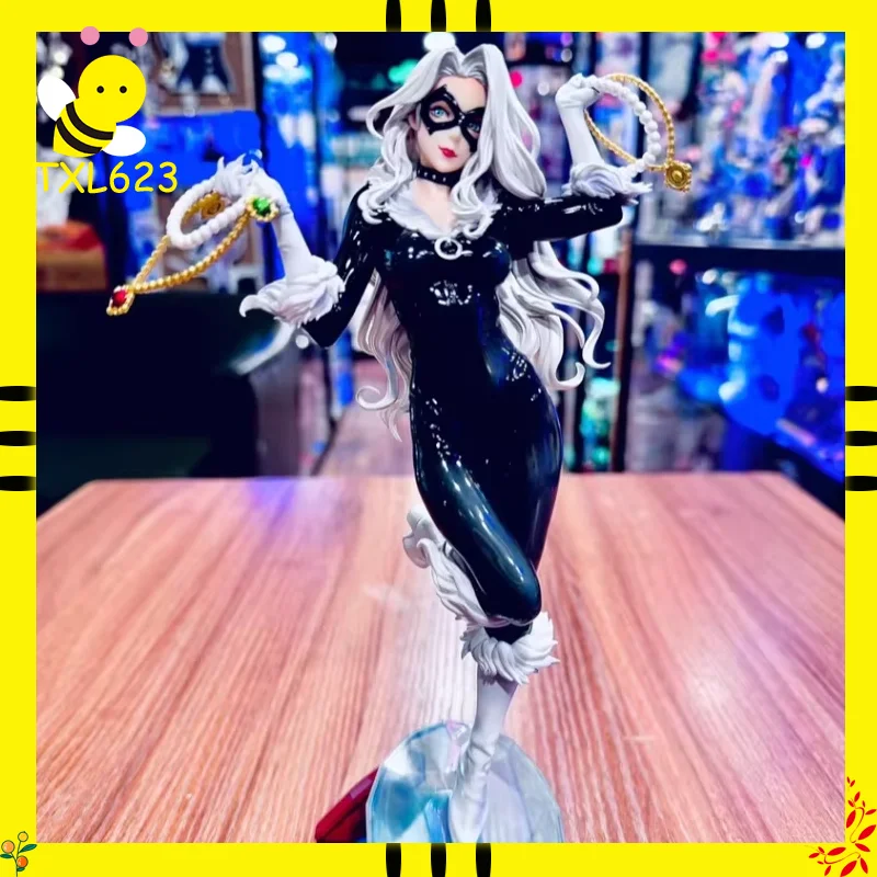 

Черный кот 25 см Bishoujo ПВХ фигурку Коллекционная модель игрушки для украшения рабочего стола подарок на день рождения идеально