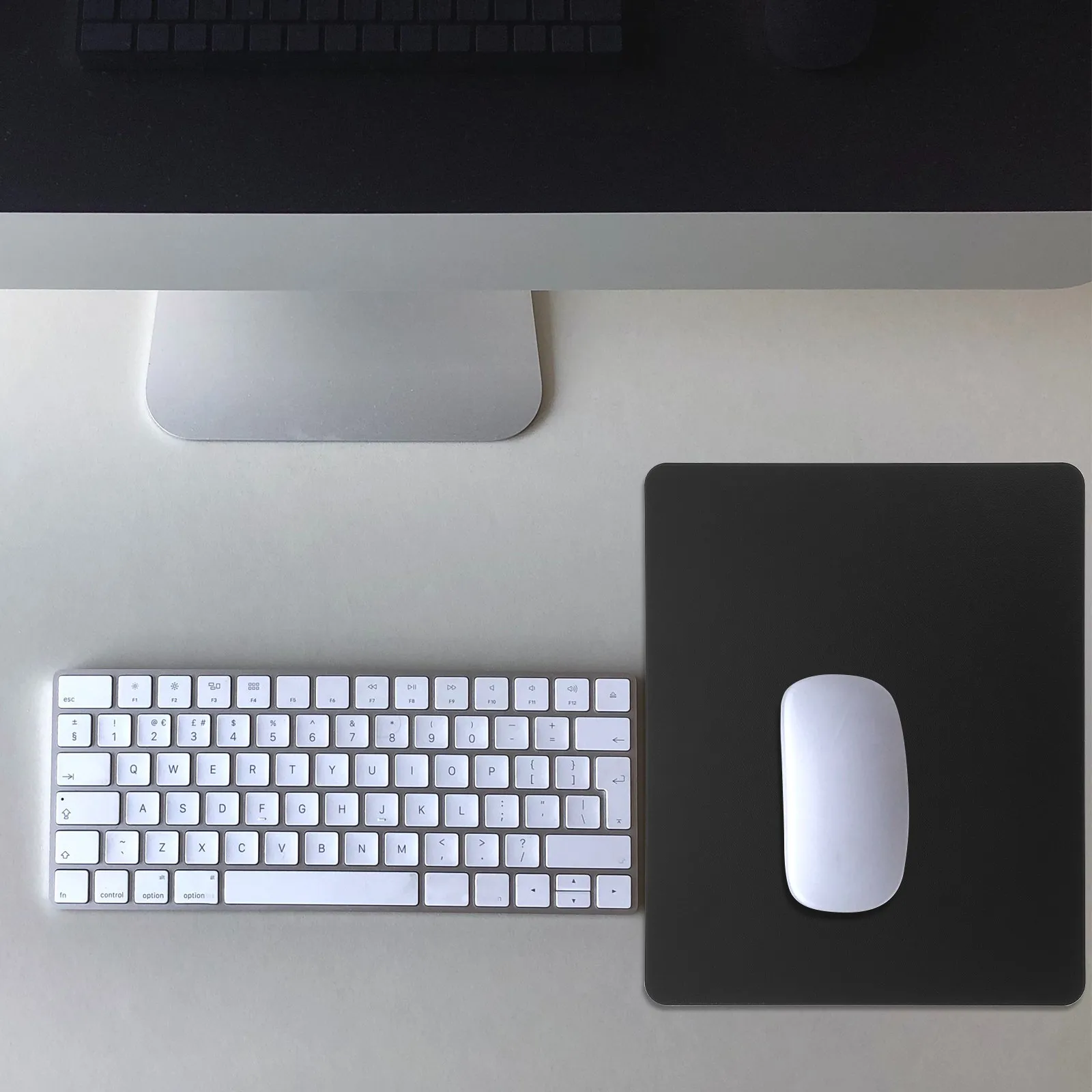 Square Aluminum Alloy Mouse Pad Double-Sided Non-Slip Surface Ergonomic Improves Gaming Experience and Work