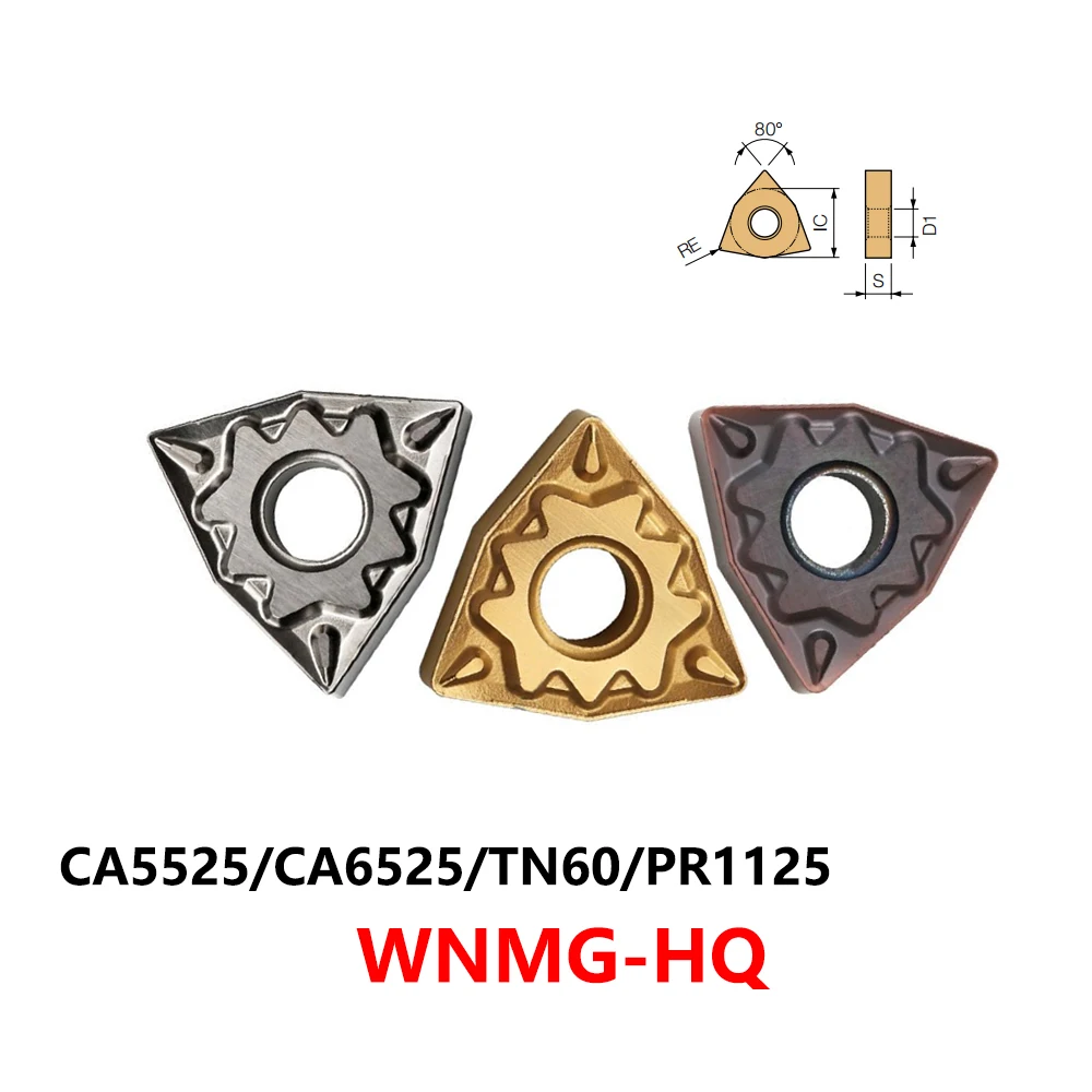 

Original WNMG060404HQ WNMG060408HQ WNMG080412HQ CA5525 TN60 PR1125 Carbide Insert WNMG 060404 WNMG080404 WNMG060408 Tool Cutter