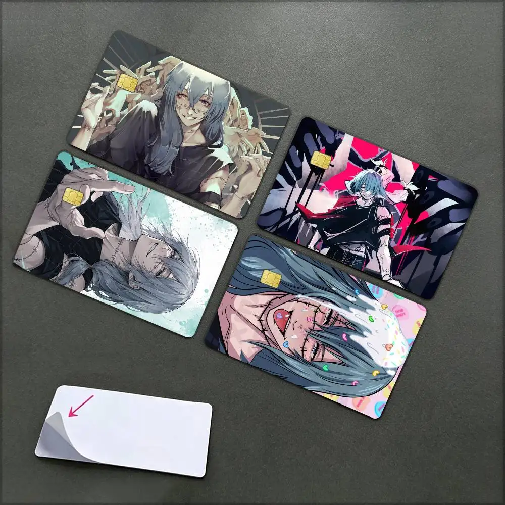 Jujutsu K-Kaisen M-Mahito   Waterproof Film Skin Cover Credit Card Stickers Debit Front Bank Bus Pass