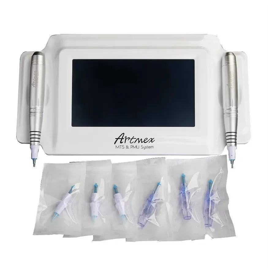 Machine à tatouer PMU Artmex V8 pour sourcils, paupières, lèvres, stylo Laser brodé, outil manuel, équipement de Salon de beauté