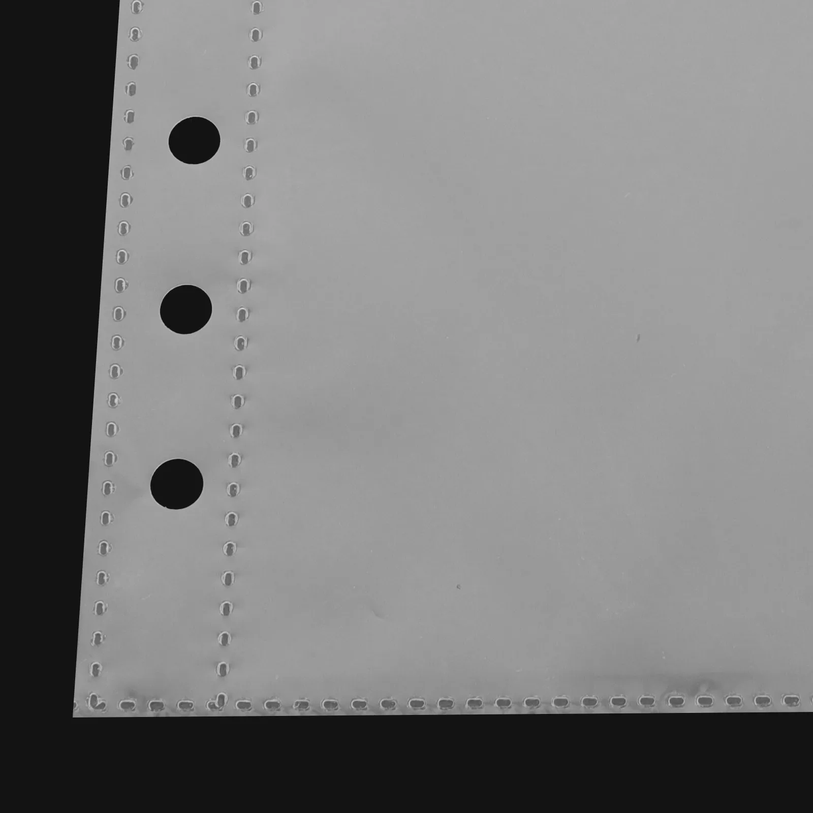 50Pcs A5 Clear PP Binder Inserts 6-Hole Double-Sided Pockets for Photo Albums Recipe Cards Cash Envelopes Organizer Sheet
