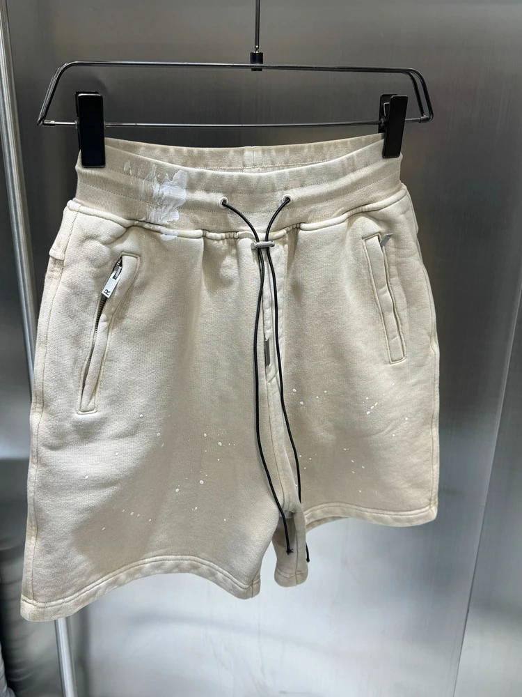 Summer New Fashion Trendy Men's Shorts Washed Vintage Straight Versatile Casual Five-point Shorts for Men