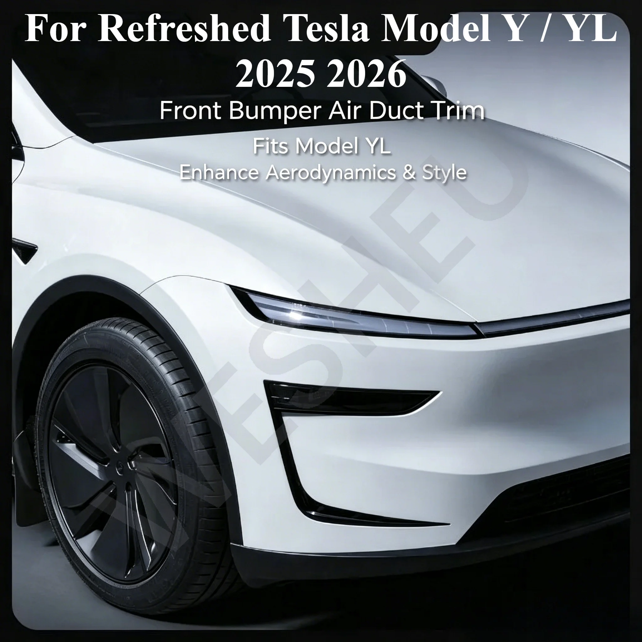 新しいテスラモデル Y YL 2025 2026 フロントバンパーエアダクト