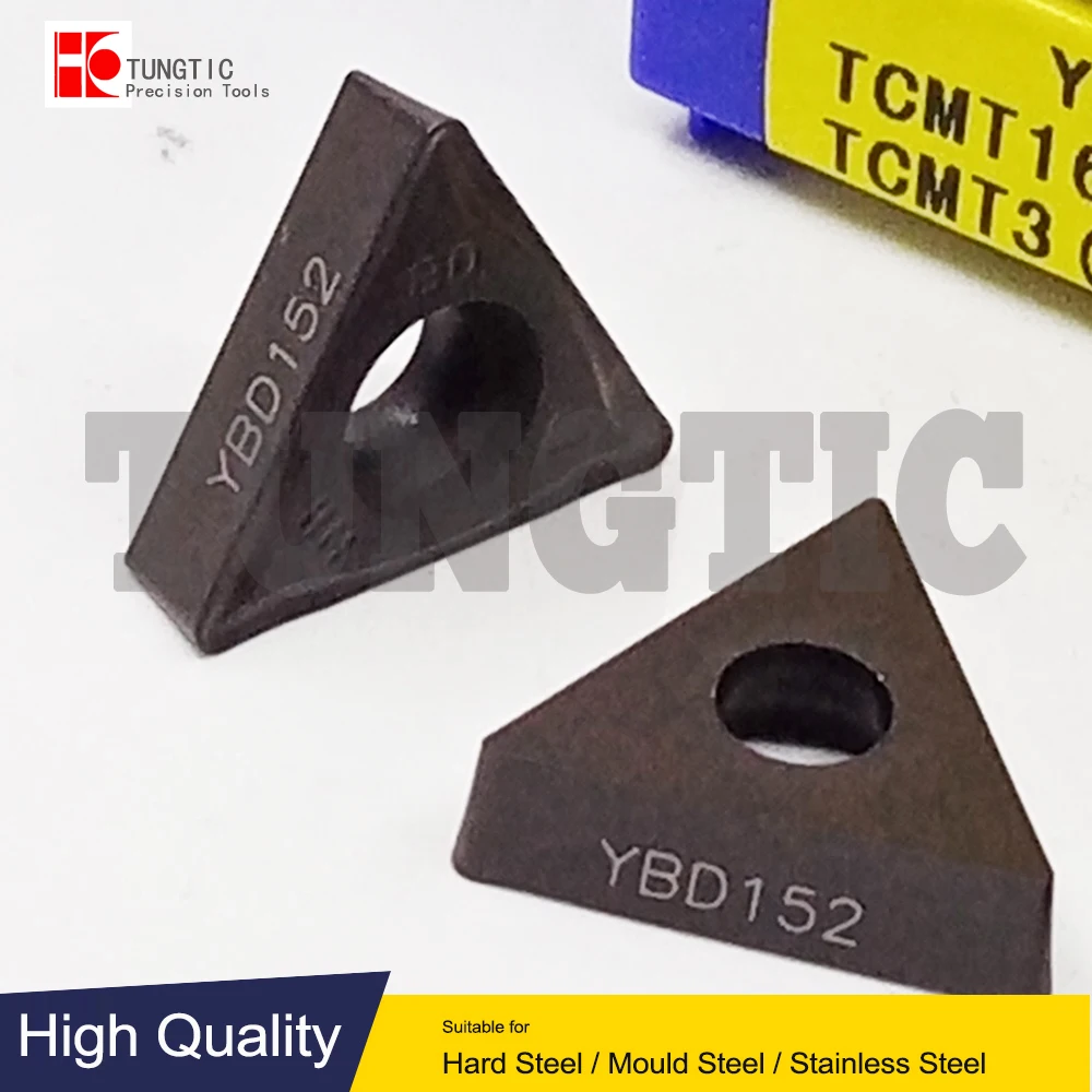 TCMT16T308-HM YBD152 YBD102 YBC152 YBC251 TCMT3(2.5)2-HM Carbide Turning Tools Inserts Machining Metal Lathe Cutter TCMT 16T308