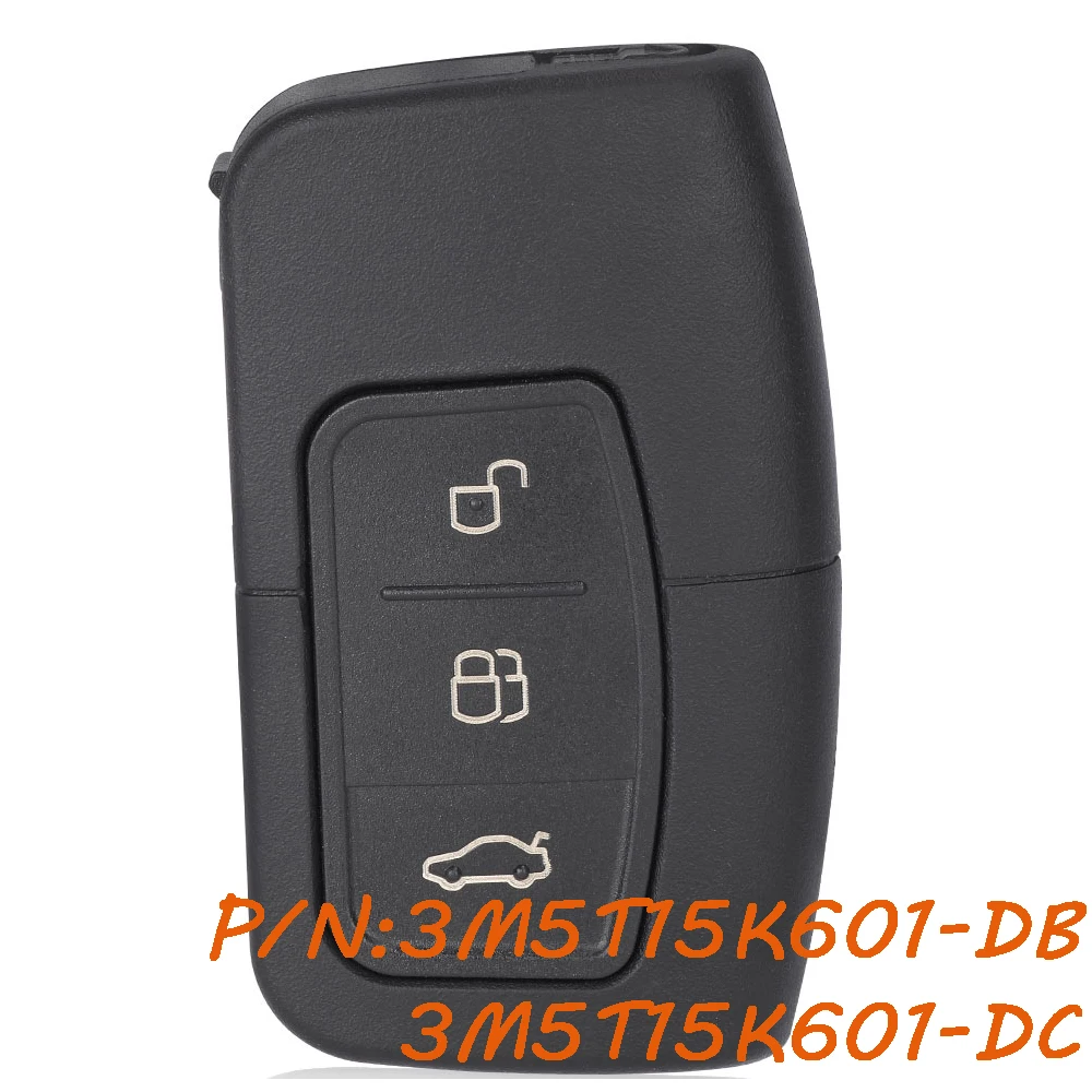 

KEYECU 3M5T15K601-DC/DB for Ford C-Max Focus MK2 Kuga Mondeo Galaxy 2007 2008 2009 2010 433.92MHz Smart Keyless Remote Key Fob