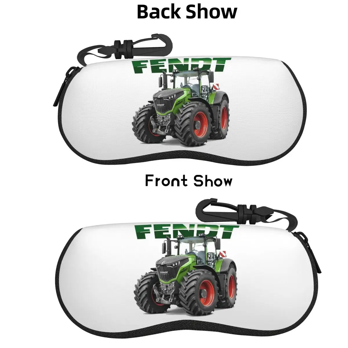 

Fendt German Tractors Shell Glasses Case Protective Sunglasses Box Women Men Soft Eyeglass Bag Pouch