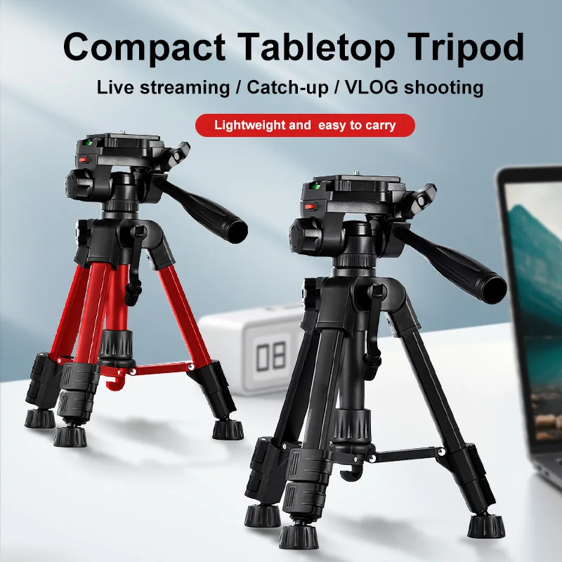 Phone Travel With Quick Plates Mount Aluminum Alloy Photography Camera Tripod For Canon Nikon SLR Digital Camera Self Tripod