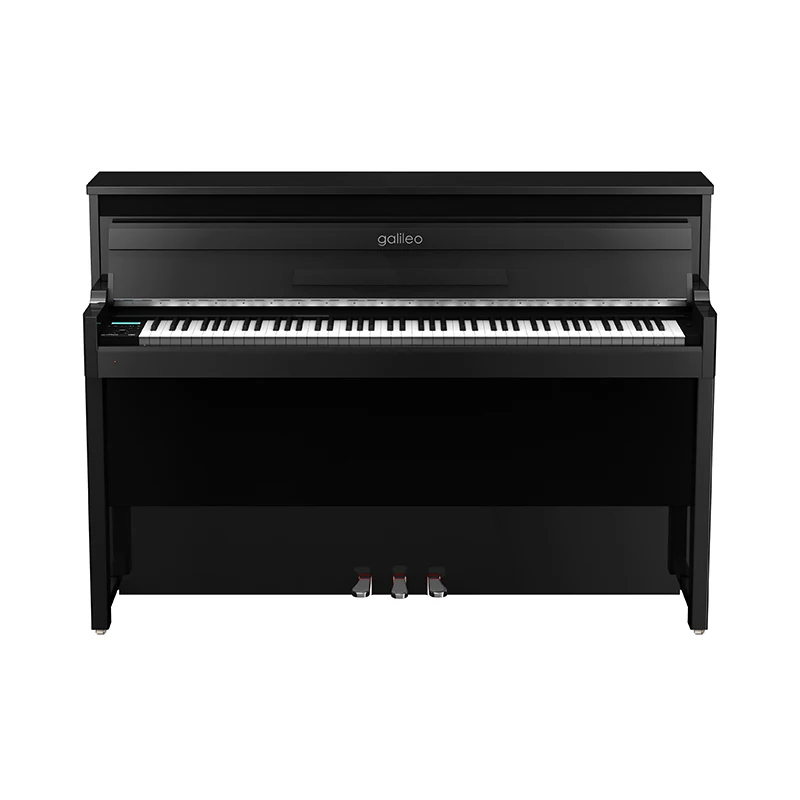 88-Key Hammer Action Upright Digital Piano Black 189 Polyphony Voices Musical Instrument For Advanced Players