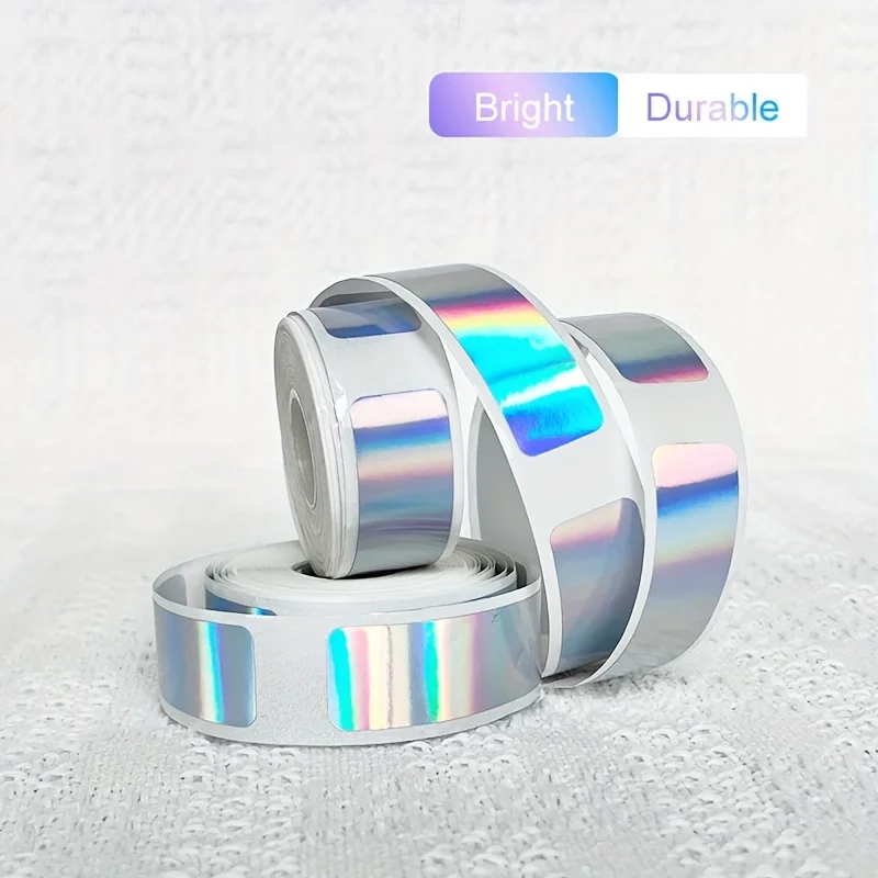 

1 rolls of thermal printing label paper, laser Silvery thermal label paper, suitable for 160 sheets/roll of 12mm * 40mm