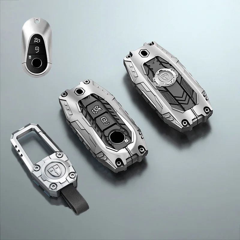 Zinc Alloy Case Cover Car Accessories Fob Protector for Mercedes Benz S400L S450/S500 MaybachS480 Keychain Holder