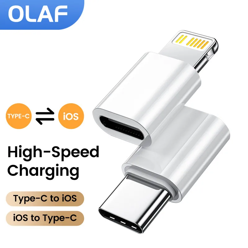 Adaptador tipo C A Lightning de carga rápida, Lightning hembra a USB C macho, auriculares USB C, Adaptador para iPhone 14 13