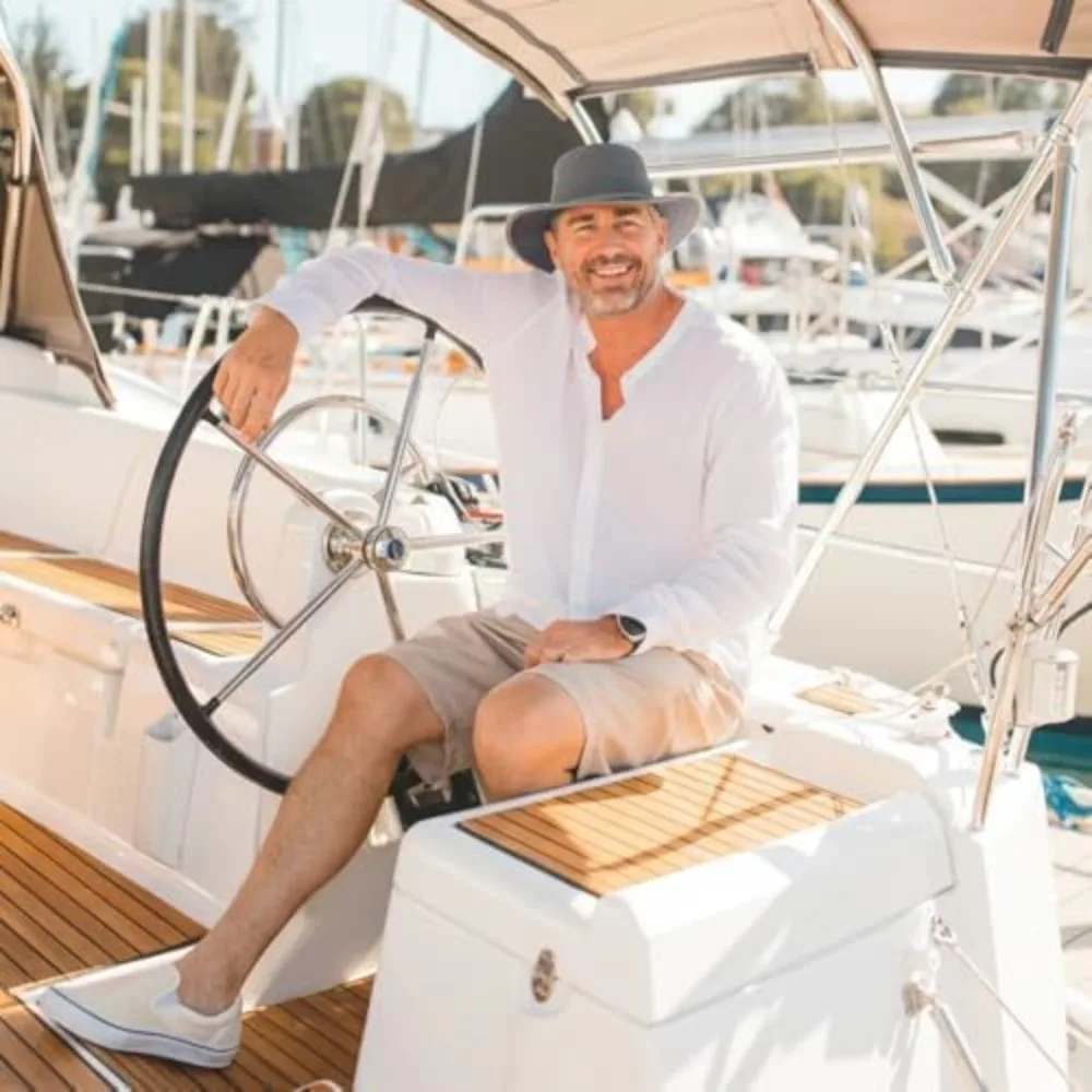 قبعة شمسية ذات حافة واسعة مصنوعة يدويًا وقابلة للتنفس بعامل حماية من الأشعة فوق البنفسجية 50 مقاومة للماء مثالية للأنشطة الخارجية والحماية #2