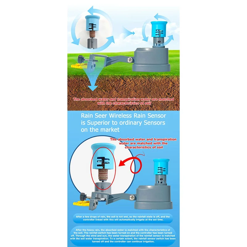 Excellent-Wireless Wifi Bluetooth Rain Sensor Home Kit Connected Devices Tuya Smart Remote Control Easy To Use Without Gateway