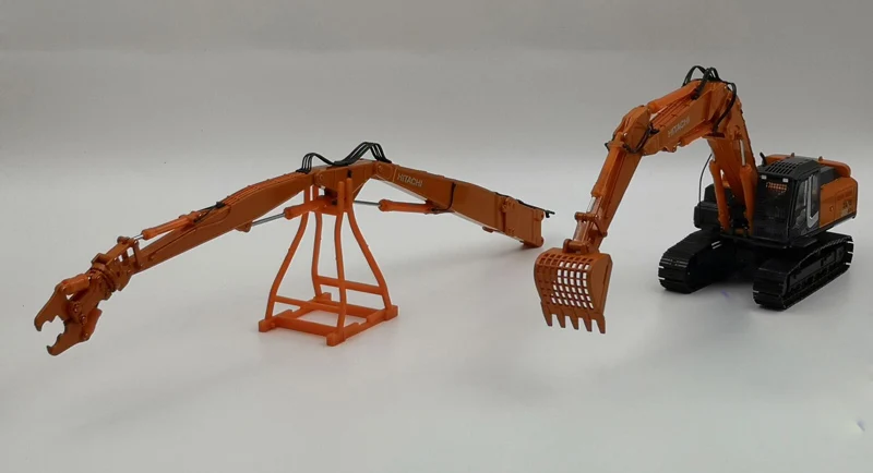 1:50 HITACHI ZX350LC Alloy Excavator Demolition machine Model Gifts Souvenir Toys