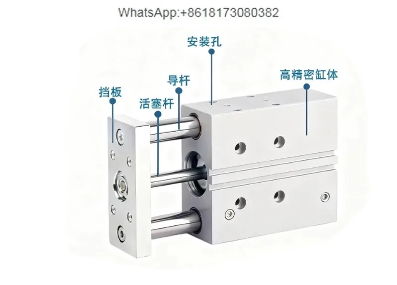 

DFM Series Precision Guided Pneumatic Cylinders DFM-12-10-P-A-GF DFM-12-20-P-A-GF DFM-12-25-P-A-GF