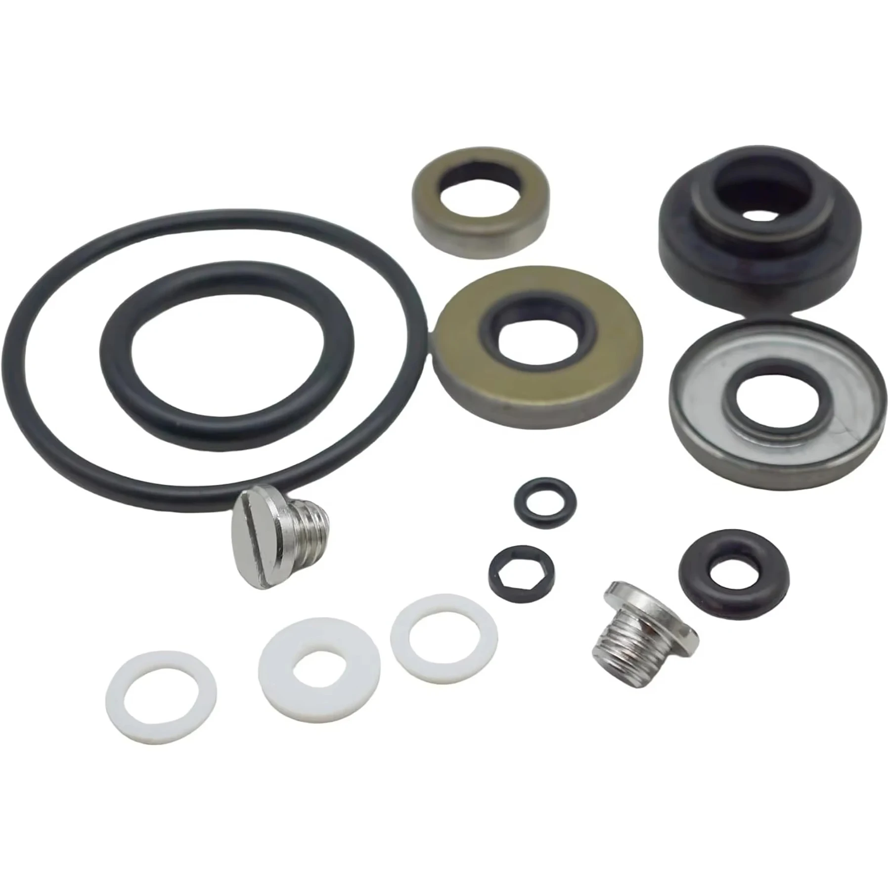 0396350 Lower Unit Seal O-ring Kit Compatible with Johnson Evinrude 2/4 Stroke 8-9.9-10-15HP Marine Engine 396350 Sierra 18-2656