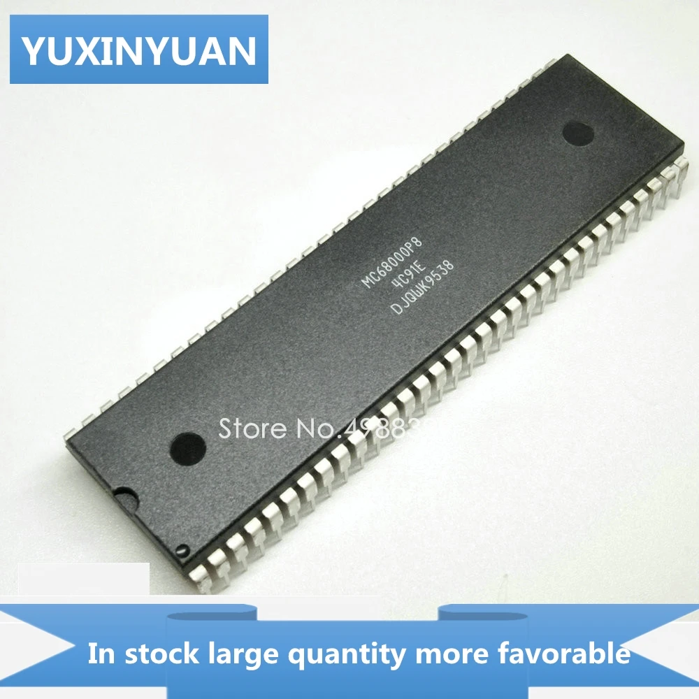 1PCS NEW MC68000P8   68000P8  MC68000  68000  DIP64  YUXINYUAN IN STOCK   