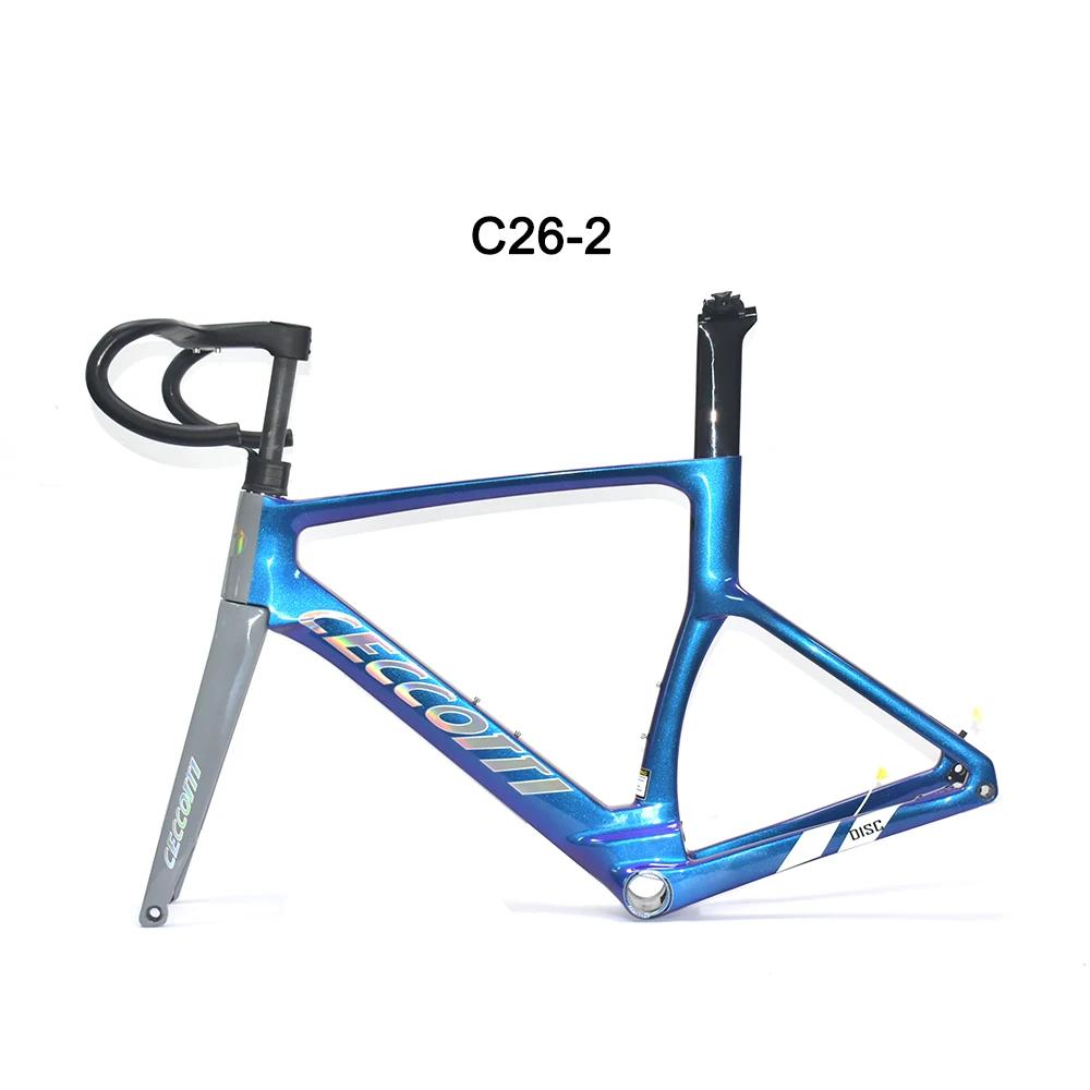 

Carbon Frame T47 Bottom Bracket Disc Brake Bicycle Frame With Full Hidden Cable Line Handlebar Frameset Race Frame Bike