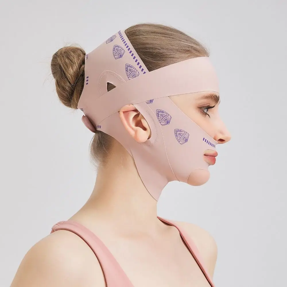 

Portable Anti Wrinkle V Line Face Shaper Lift Up Nasolabial Fold Face Slimming Mask Elastic Breathable Cheek Lifting Belt Women