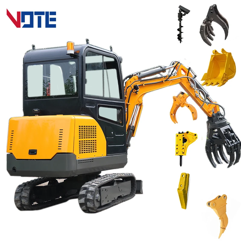CE/Epa/Euro 5 Diesel Thủy Lực Bánh Xích Xe Đào Đất Mini 1 Tấn 2 Nhỏ Đào Xe Đào Đất Mini Cho sale