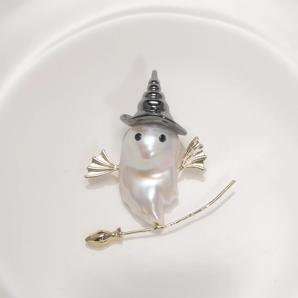 

Подвеска из натурального пресноводного жемчуга в стиле барокко, 14-каратное золото, подвеска в виде ангела, сделай сам, подарок для изготовления ювелирных изделий на Рождество, подарок на день Святого Валентина