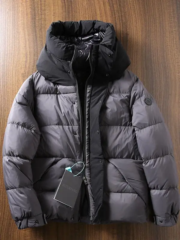 

Thiened Puffer Jaet down Coat Winter Men Women Du Feather Warm Windproof Faionable Hooded Outdoor Urban Sle Coat