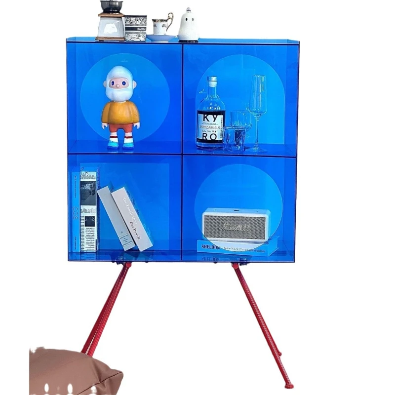 

Nordic light luxury acrylic dining side cabinet modern simple living room storage storage cabinet