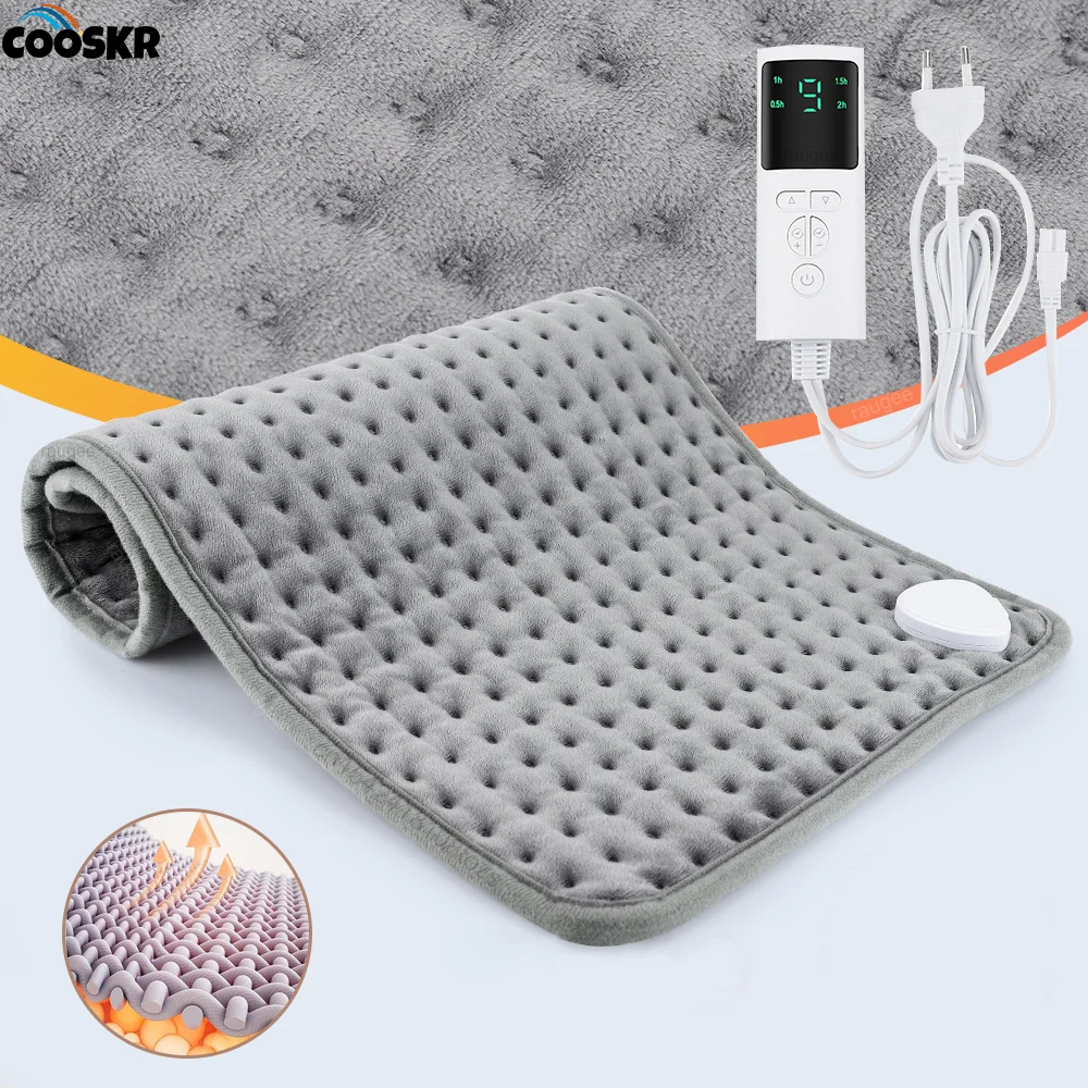 Electric Blanket Heating Pad for Bed Thermal Mattress Heated Mat Body Warmer Soft Heating Pad for Back Pain and Cramps Relief