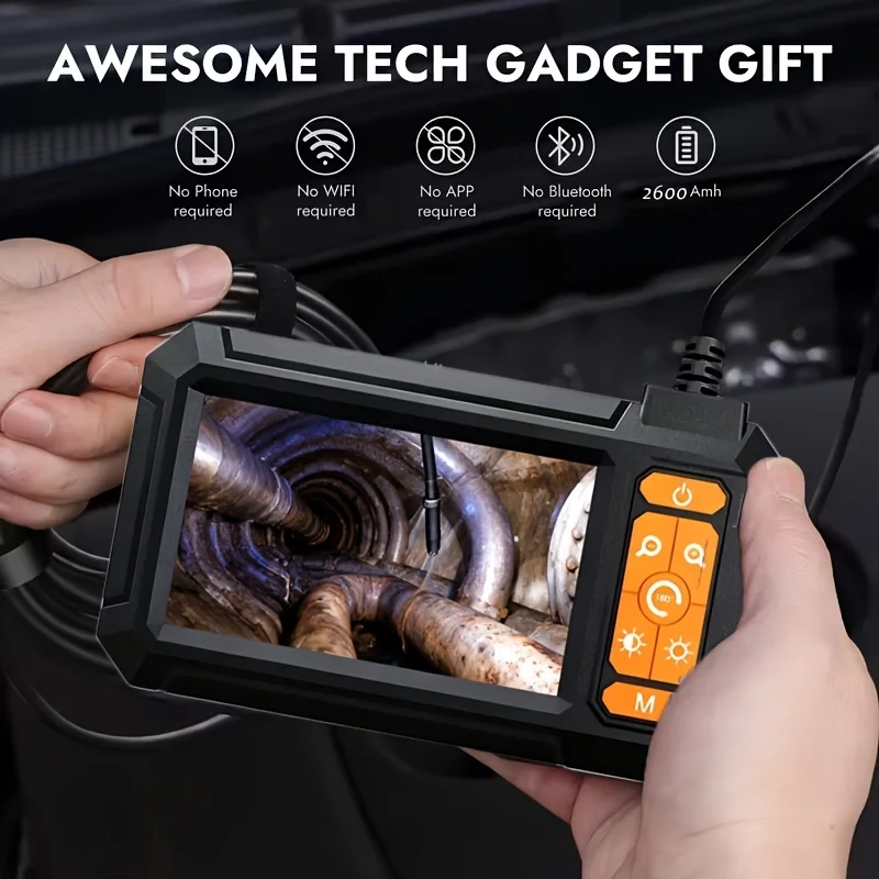 Borescope Articulating Digital Microscope Endoscope Tools Automotive Boroscope Endoscope for Cars Ent Endoscope Camera Endoscope - view 2